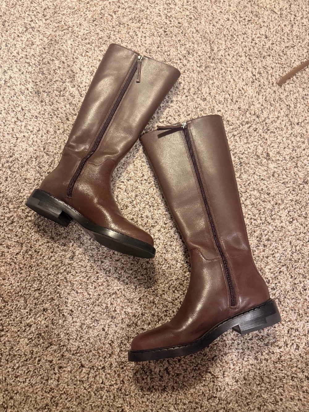 Reformation Nancy Knee Boot Brown - Size 7